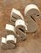 Minimalist Style Travertine Ornaments with Three Swans from Mannelli Fratelli, Set of 3, Image 10