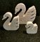 Minimalist Style Travertine Ornaments with Three Swans from Mannelli Fratelli, Set of 3 12