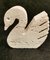 Minimalist Style Travertine Ornaments with Three Swans from Mannelli Fratelli, Set of 3 17