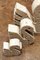 Minimalist Style Travertine Ornaments with Three Swans from Mannelli Fratelli, Set of 3 5