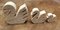 Minimalist Style Travertine Ornaments with Three Swans from Mannelli Fratelli, Set of 3, Image 2