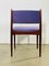 Wooden and Fabric Dining Chairs, 1960s, Set of 6, Image 9