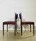 Wooden and Fabric Dining Chairs, 1960s, Set of 6, Image 11