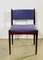 Wooden and Fabric Dining Chairs, 1960s, Set of 6, Image 8