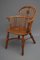 Victorian Yew Wood Windsor Chair 1