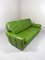 Apple-Green Vinyl Sofa with Reversible Pillows, 1960s, Image 4