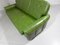 Apple-Green Vinyl Sofa with Reversible Pillows, 1960s 10