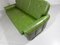 Apple-Green Vinyl Sofa with Reversible Pillows, 1960s, Image 10