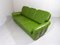 Apple-Green Vinyl Sofa with Reversible Pillows, 1960s 9