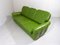 Apple-Green Vinyl Sofa with Reversible Pillows, 1960s, Image 9