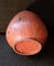 Vaso in ceramica smaltata arancione, anni '60, Immagine 3
