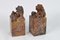 Early 20th Century Chinese Hard Stone Bookends, Set of 2, Image 5