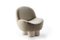 Boucle Latte Travertino Hygge Lounge Chair by Saccal Design House for Collector, Image 2