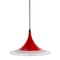 Lámpara de techo Witchs Hat de acrílico rojo, Imagen 4