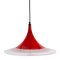 Lámpara de techo Witchs Hat de acrílico rojo, Imagen 2