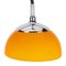 Lampada Space Age arancione e cromata, Immagine 3