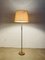 Skandinavische dänische Lampe aus Messing & Teak, 1950er 2