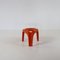 Space Age Vintage Red Stool by Alexander Begge for Casala 3