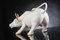 Italian White and Gold Ceramic Wall Street Bull Sculpture from VGnewtrend 3