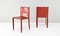 Italian Modern Leather Piuma Chairs by Studio Kronos for Cattelan, 1990s, Set of 2 5