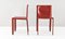 Italian Modern Leather Piuma Chairs by Studio Kronos for Cattelan, 1990s, Set of 2 6
