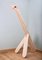 French Solid Ash Giraffe Lamp Post Floor Lamp by Alto Duo 2