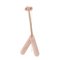 French Solid Ash Giraffe Lamp Post Floor Lamp by Alto Duo 1