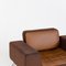 Italian Brown Leather Lounge Chairs, 1970s, Set of 2 14