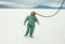 Andy Ryan, Man in Diving Suit on Salt Flats, Photograph 1