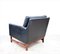 Danish Mid-Century Leather and Rosewood Armchair, 1960s 3