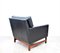 Danish Mid-Century Leather and Rosewood Armchair, 1960s 4