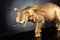 Italian African Ceramic Mother Elephant Opaque Gold Sculpture by VG Design and Laboratory Department, Image 3