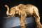 Italian African Ceramic Mother Elephant Opaque Gold Sculpture by VG Design and Laboratory Department 2