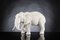 Italian African Ceramic Father Elephant Sculpture by VG Design and Laboratory Department 2