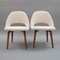 Executive Chairs with Wooden Legs from Knoll Inc., Set of 2 1
