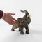 Éléphants en Terracotta et Cuivre Argenté, Set de 3 31