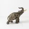 Éléphants en Terracotta et Cuivre Argenté, Set de 3 33