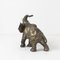 Éléphants en Terracotta et Cuivre Argenté, Set de 3 35