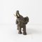 Terracotta Elephants in Silver Copper, Set of 3 39