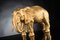 Italian African Ceramic Father Elephant Opaque Gold Sculpture by VG Design and Laboratory Department 1