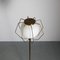 Brass and Glass Floor Lamp, 1950s 11