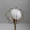 Lampadaire en Laiton et Verre, 1950s 4