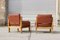 S15 Armlehnstühle aus Ulmenholz & Leder von Pierre Chapo, 1960er, 2er Set 7