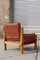 Elm and Leather S15 Armchairs by Pierre Chapo, France, 1960s, Set of 2, Image 13