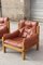 Elm and Leather S15 Armchairs by Pierre Chapo, France, 1960s, Set of 2, Image 11