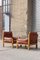 Elm and Leather S15 Armchairs by Pierre Chapo, France, 1960s, Set of 2 9