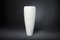 Jarrón Obice italiano de cerámica blanca brillante de VGnewtrend, Imagen 1
