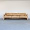 Leather Model Maralunga 3-Seat Sofa by Vico Magistretti for Cassina, Image 1