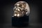 Italian Teschio Foglia Oro Anticata Sculpture by VG Design and Laboratory Department 6