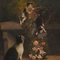 Hans Apothofsky, Gambling Cats, 1908, Oil on Wood, Framed 3
